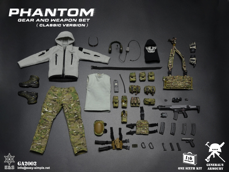  Product image 5 of the product “Phantom Gear And Weapon Set (Classic Version) 1/6 ”