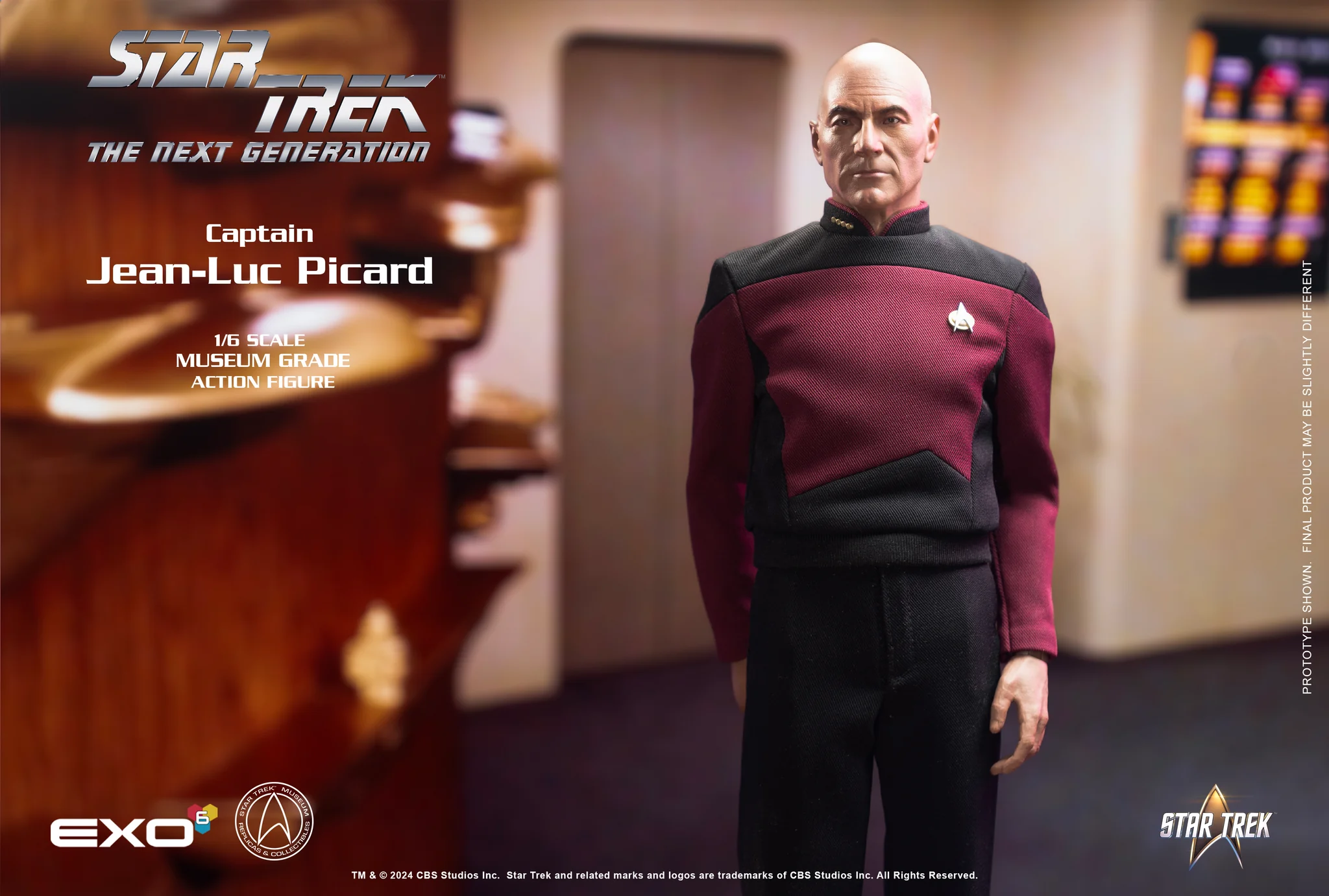  Product image 5 of the product “TNG Capt Jean-Luc Picard Standard Edition 1/6 Figure ”
