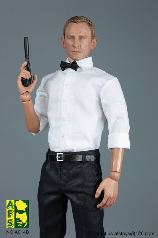  Product image 5 of the product “Royal Agent Suit Set (Black) 1/6 ”