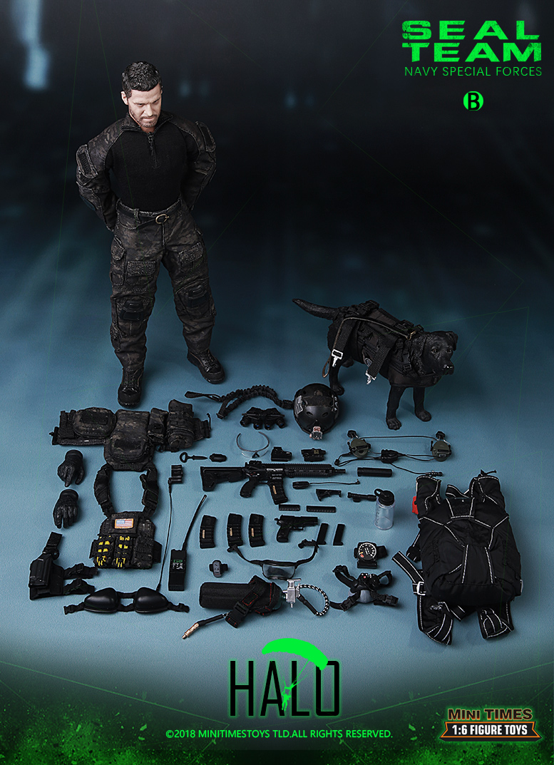 Artikelbild 5 des Artikels “Seal Team - Navy Special Forces Halomit Hund (Labrador) 1:6 “