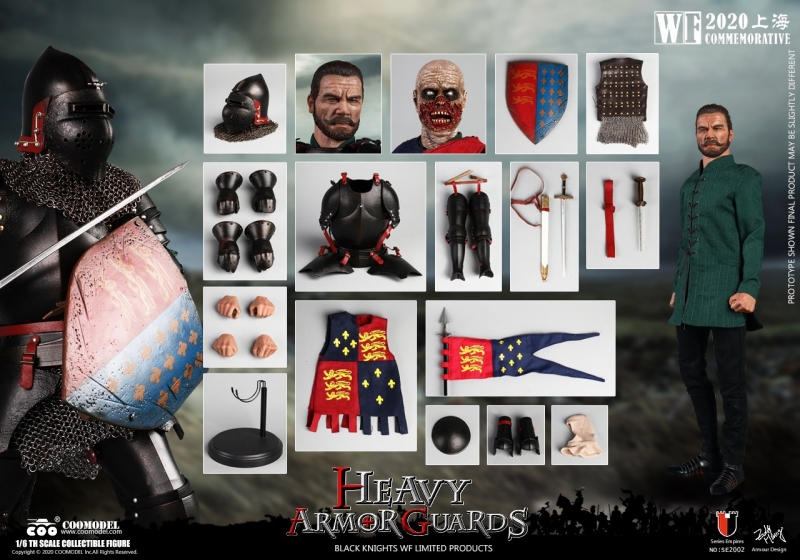  Artikelbild 5 des Artikels “1:6 -Series Of Empires - Heavy Armor Guards (Black Knights WF 2020 Commemorative Limited Edition) “