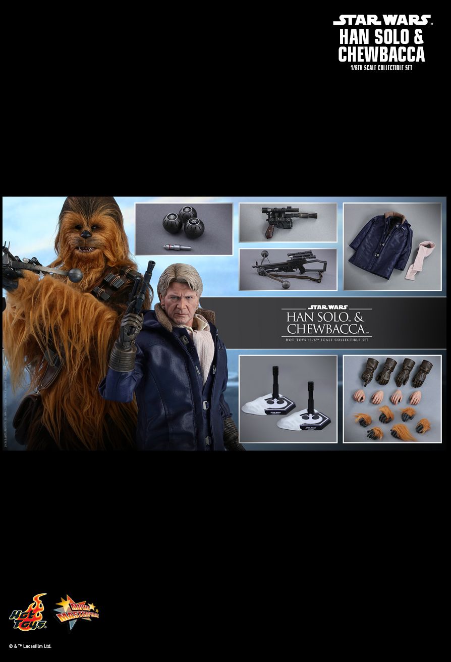  Artikelbild 5 des Artikels “1:6th scale Han Solo & Chewbacca Collectible Figures Set “