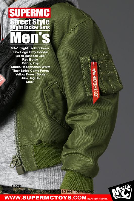  Artikelbild 5 des Artikels “1:6 Street Style Flight Jacket Men's Set (Olive Drab) “