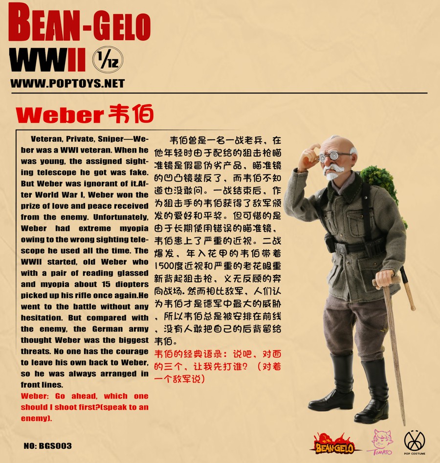  Artikelbild 6 des Artikels “1/12 Sniper Geezer Weber - Bean-Gelo “