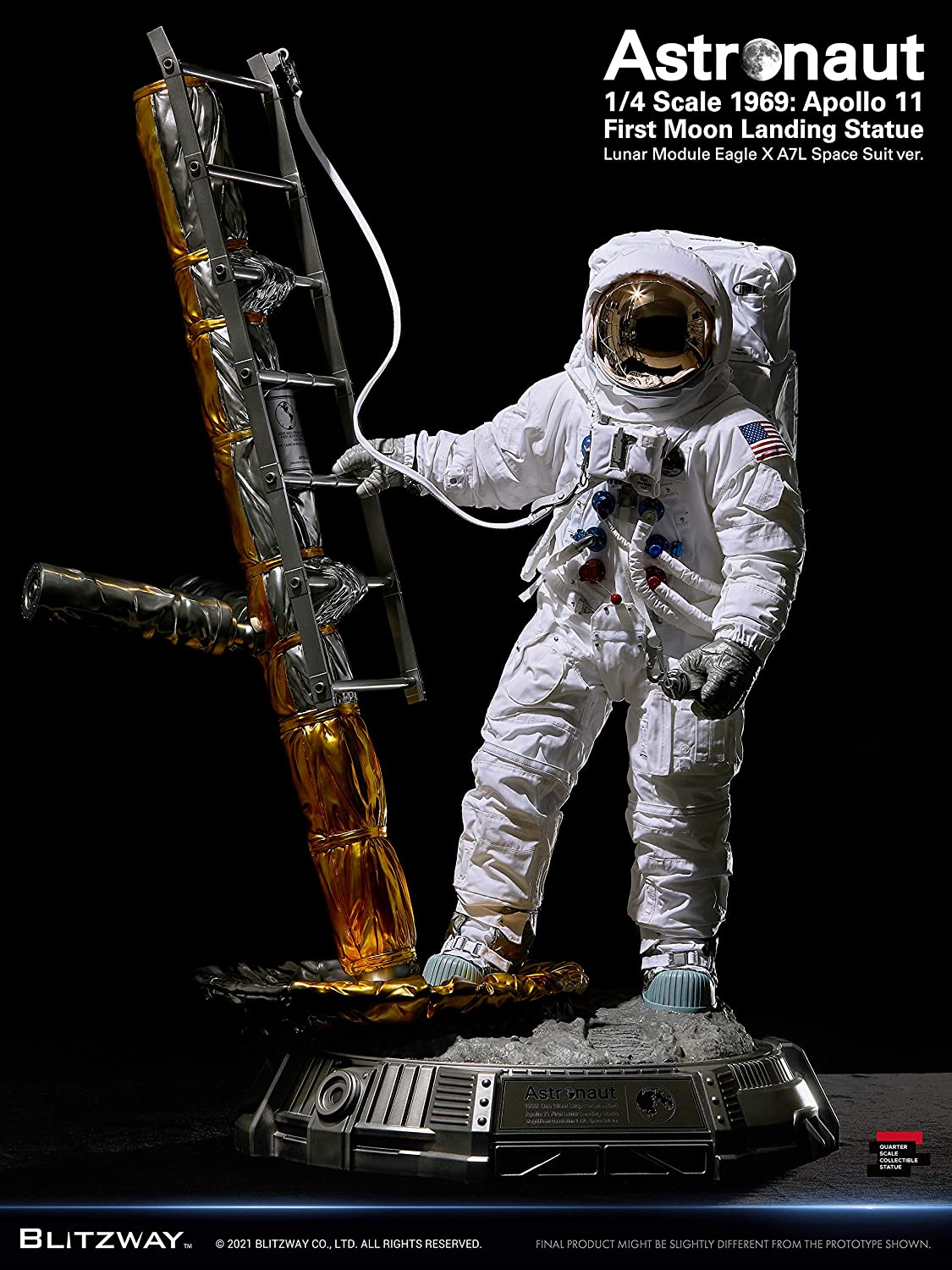  Artikelbild 6 des Artikels “1/4th Real Astronaut (Apollo 11 : LM-5 A7L Version), “