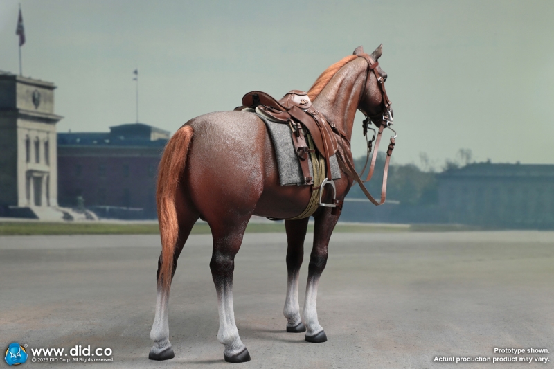  Product image 6 of the product “Anselm - WW II German - Brown WWII German War Horse (Standing)- in 1:6 ”