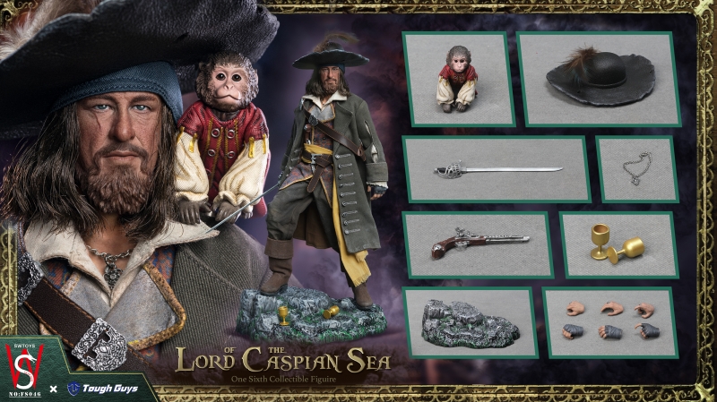  Product image 6 of the product “Captain Barbossar - Lord Of The Caspian Sea - in 1/6 scale ”