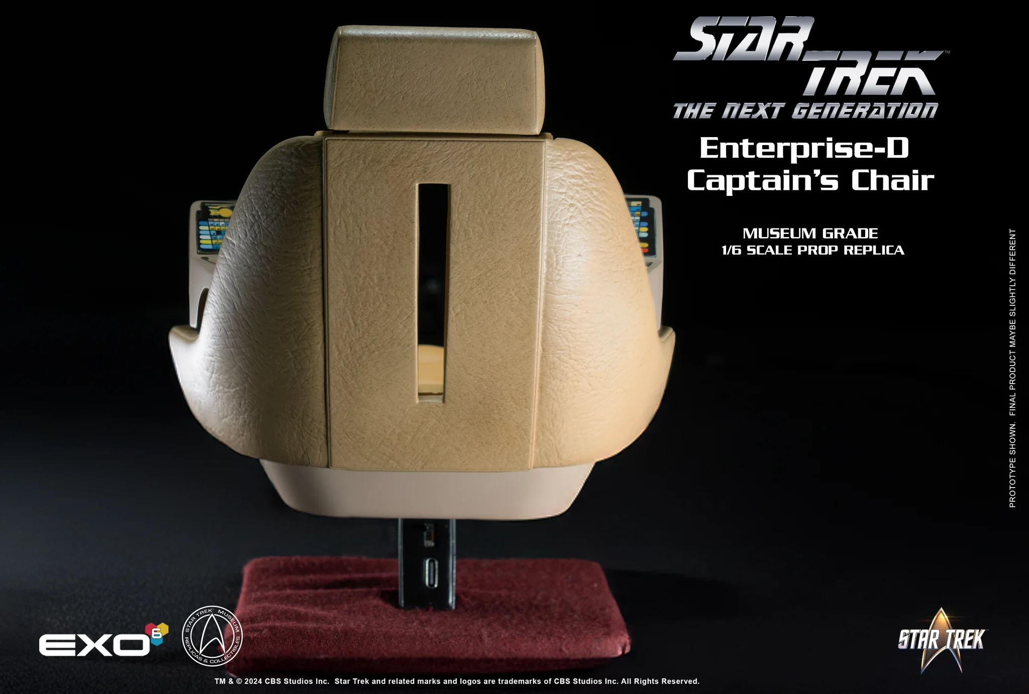  Artikelbild 6 des Artikels “Enterprise-D Captain’s Chair 1:6 “