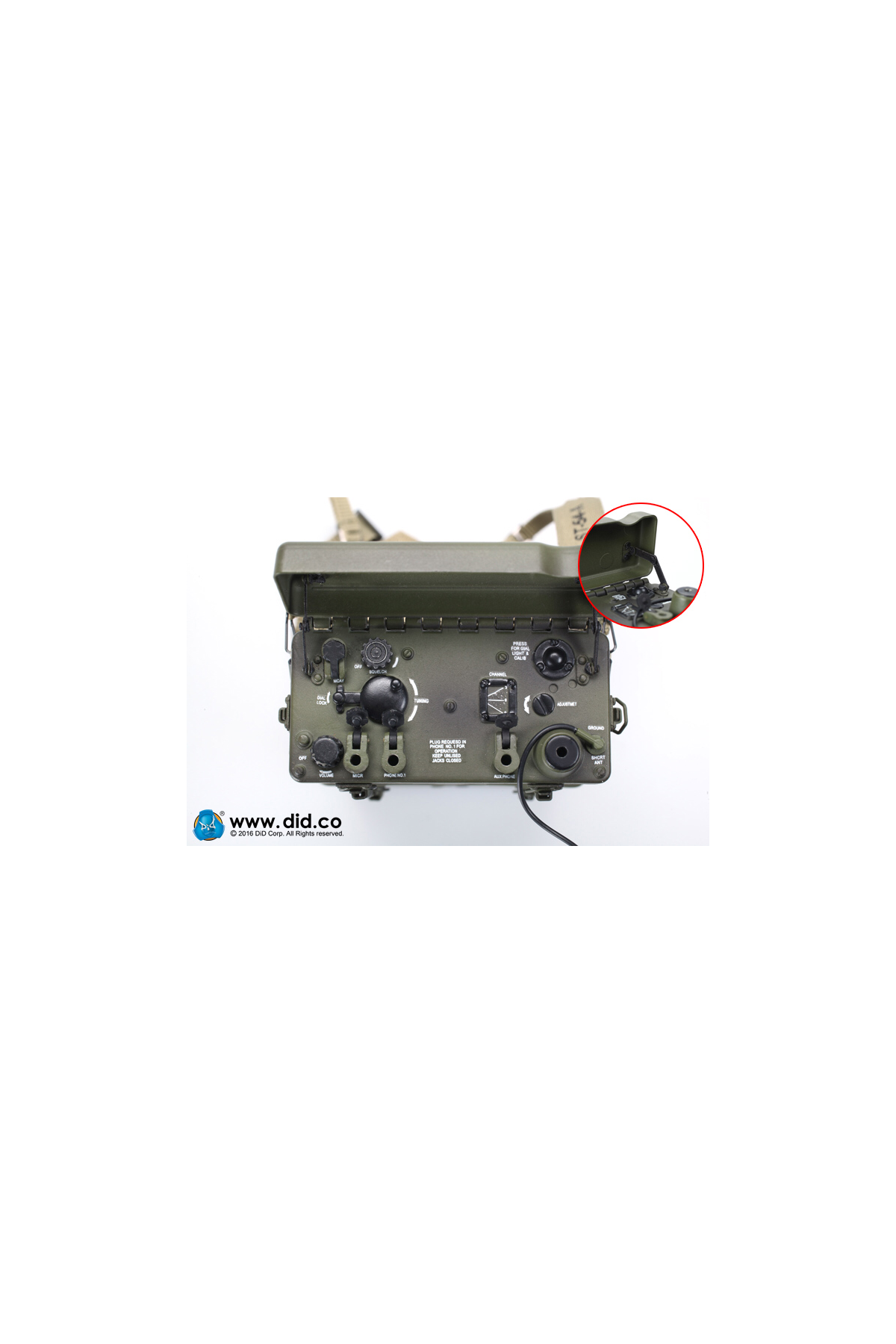  Artikelbild 6 des Artikels “Diecast BC-1000-A Radio (Olive Drab) 1:6 “