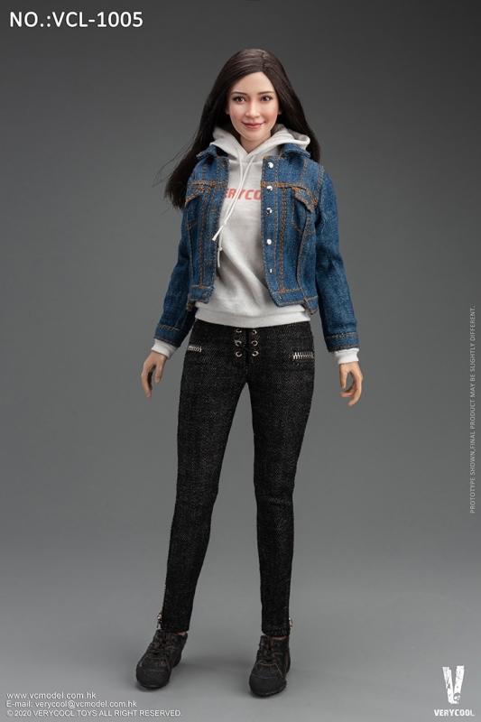  Artikelbild 6 des Artikels “Female Denim Leisure Wear Set (Blue) 1:6 “