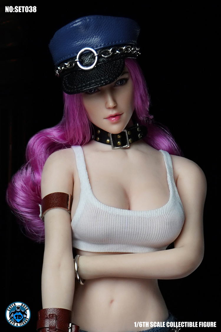  Product image 6 of the product “Female Poison Street Warrior Set (White) 1/6 ”
