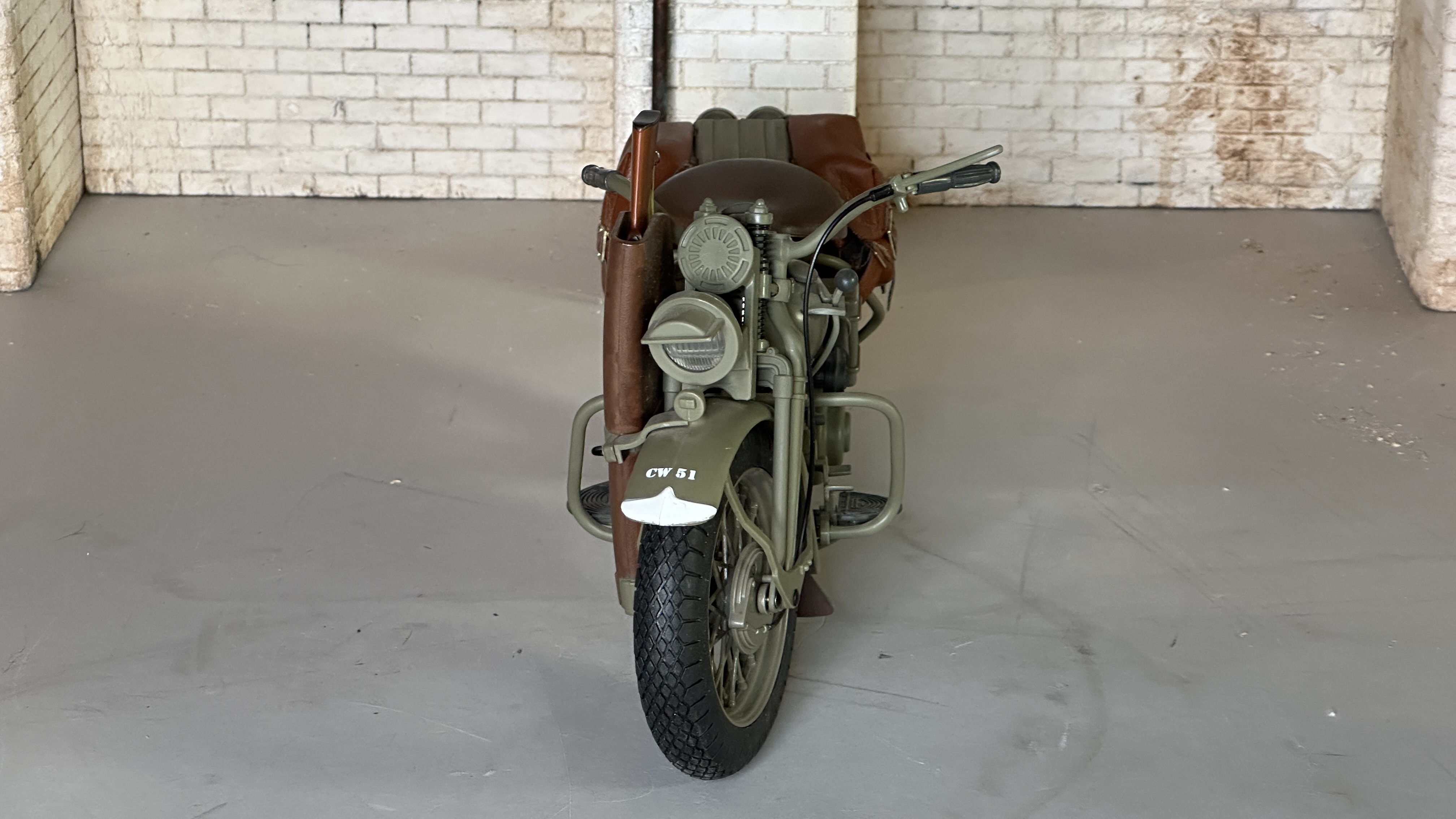  Product image 6 of the product “US Army WWII Harley-Davidson Motorcycle (Olive Drab) Used ”