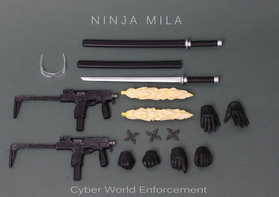  Product image 6 of the product “Ninja Mila Ltd 200pcs black Kunoichi Figur Alice ”