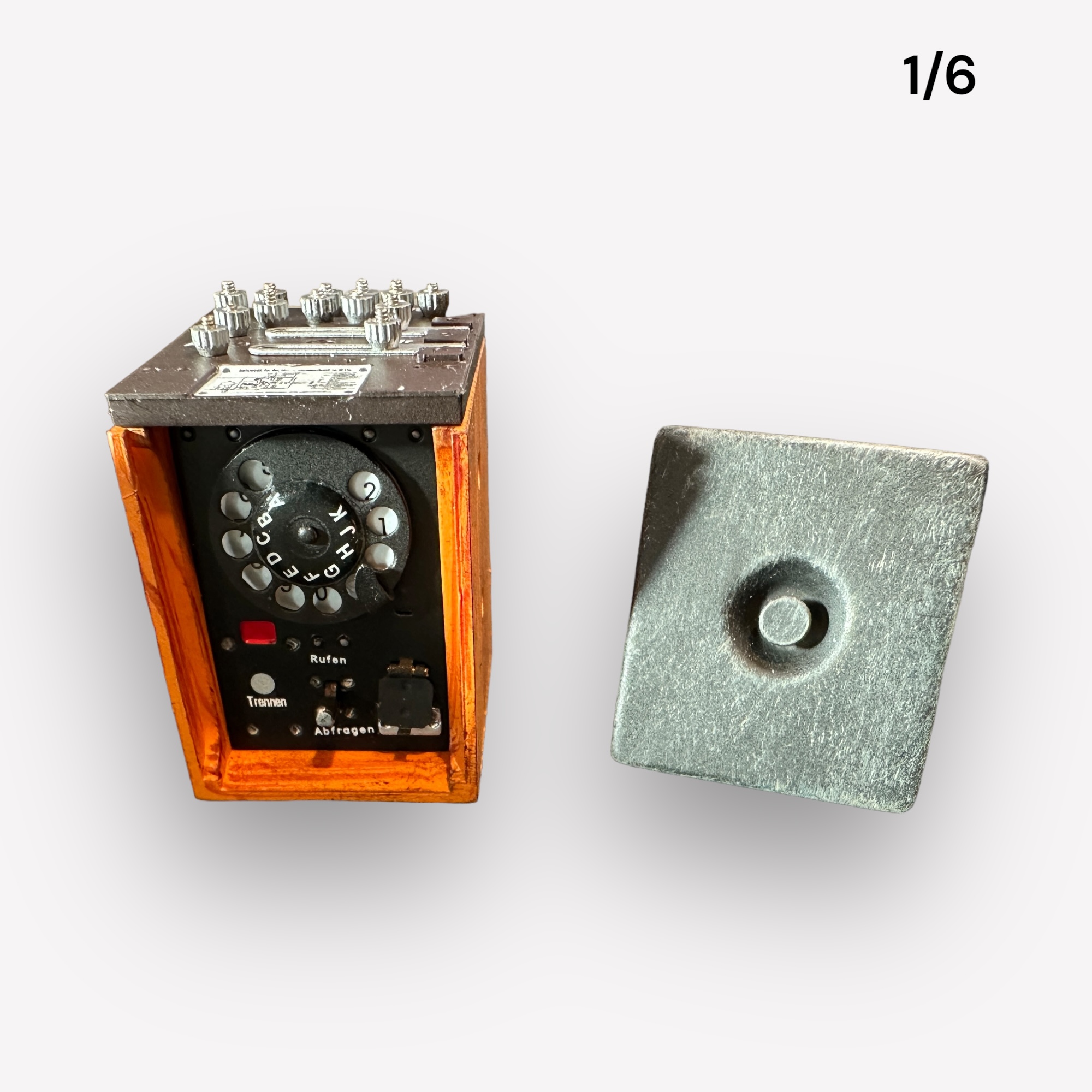  Artikelbild 6 des Artikels “Abfragekasten mit Amtszusatzmodul in 1:6 aus Metal “
