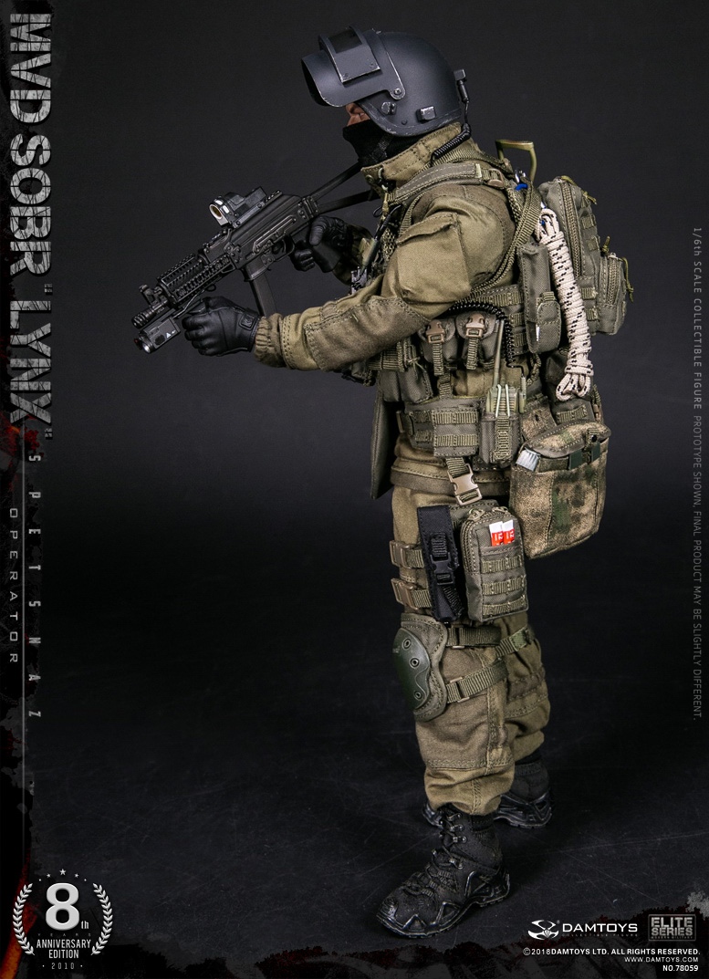  Product image 6 of the product “1/6 Russian Spetsnaz MVD - SOBR Lynx (8th Anniversary Edition) ”