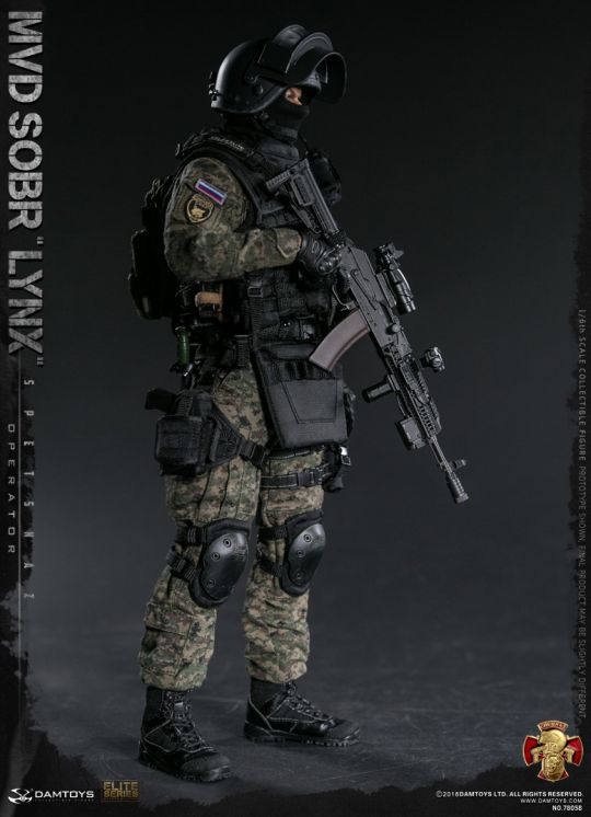  Product image 6 of the product “DAMTOYS 1/6 Russian Spetsnaz MVD - SOBR Lynx ”