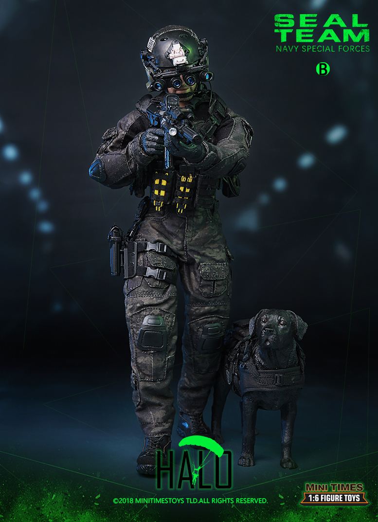  Artikelbild 6 des Artikels “Seal Team - Navy Special Forces Halomit Hund (Labrador) 1:6 “