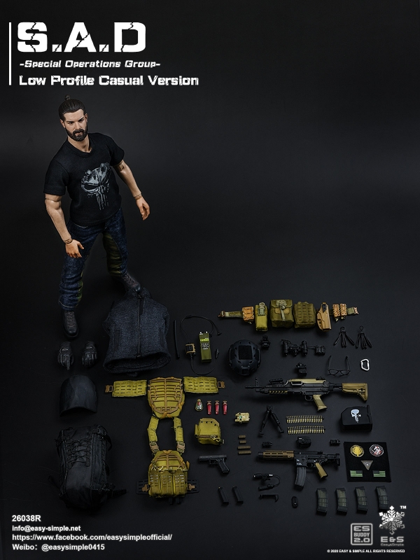  Product image 6 of the product “S.A.D Special Operations Group - Low Profile (Casual Version) 1/6 ”