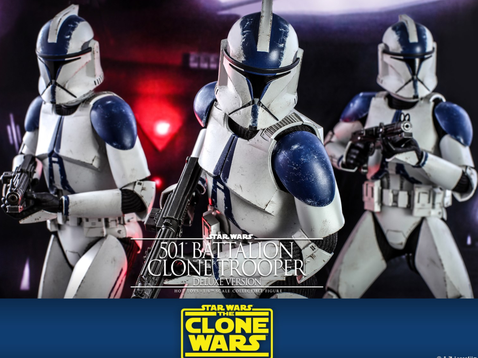  Product image 6 of the product “The Clone Wars 501st Battalion Clone Trooper Deluxe Version 1/6 Collectible Figure 30cm ”