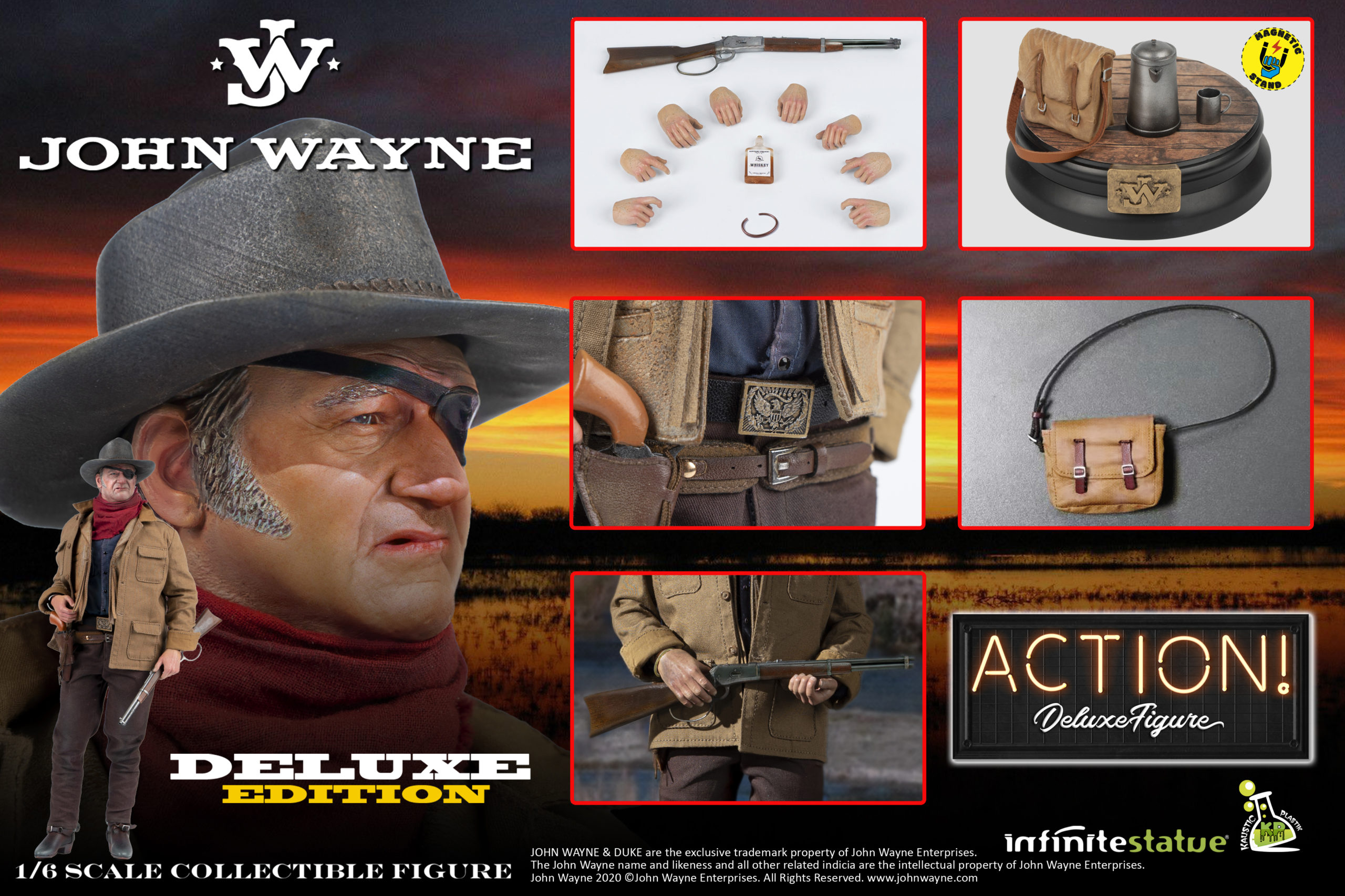  Product image 6 of the product “Kaustic Plastik John Wayne Official 1/6 Figure (Exclusive ver) ”