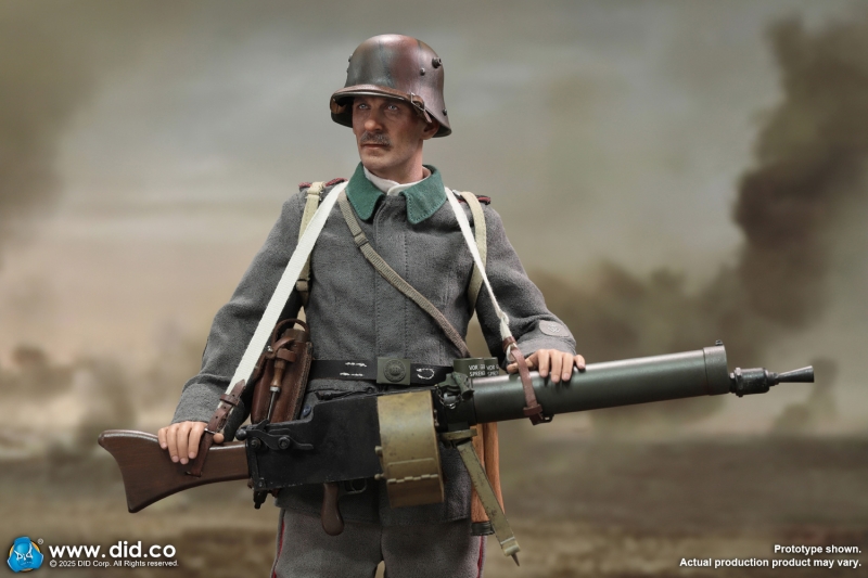  Product image 6 of the product “WWI German Army - MG08 Machine Gunner Arthur 1/6 ”
