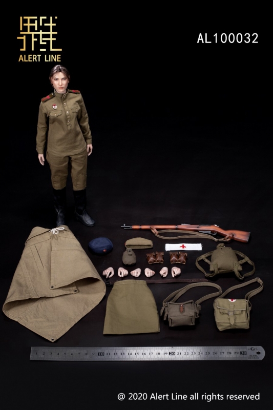  Product image 6 of the product “Red Army - Female Medical Soldier - WW-II - in 1/6 scale ”