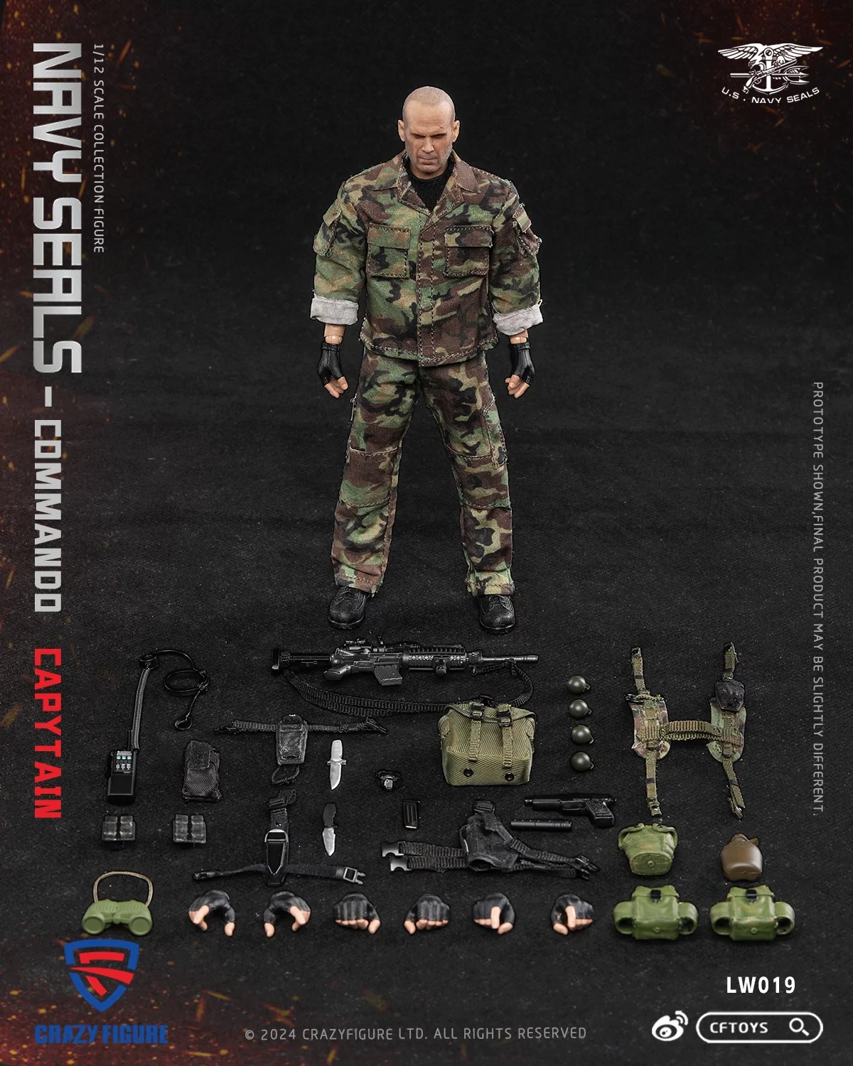  Product image 7 of the product “1/12 Navy Seal Reconteam - Team Leader BRUCE ”