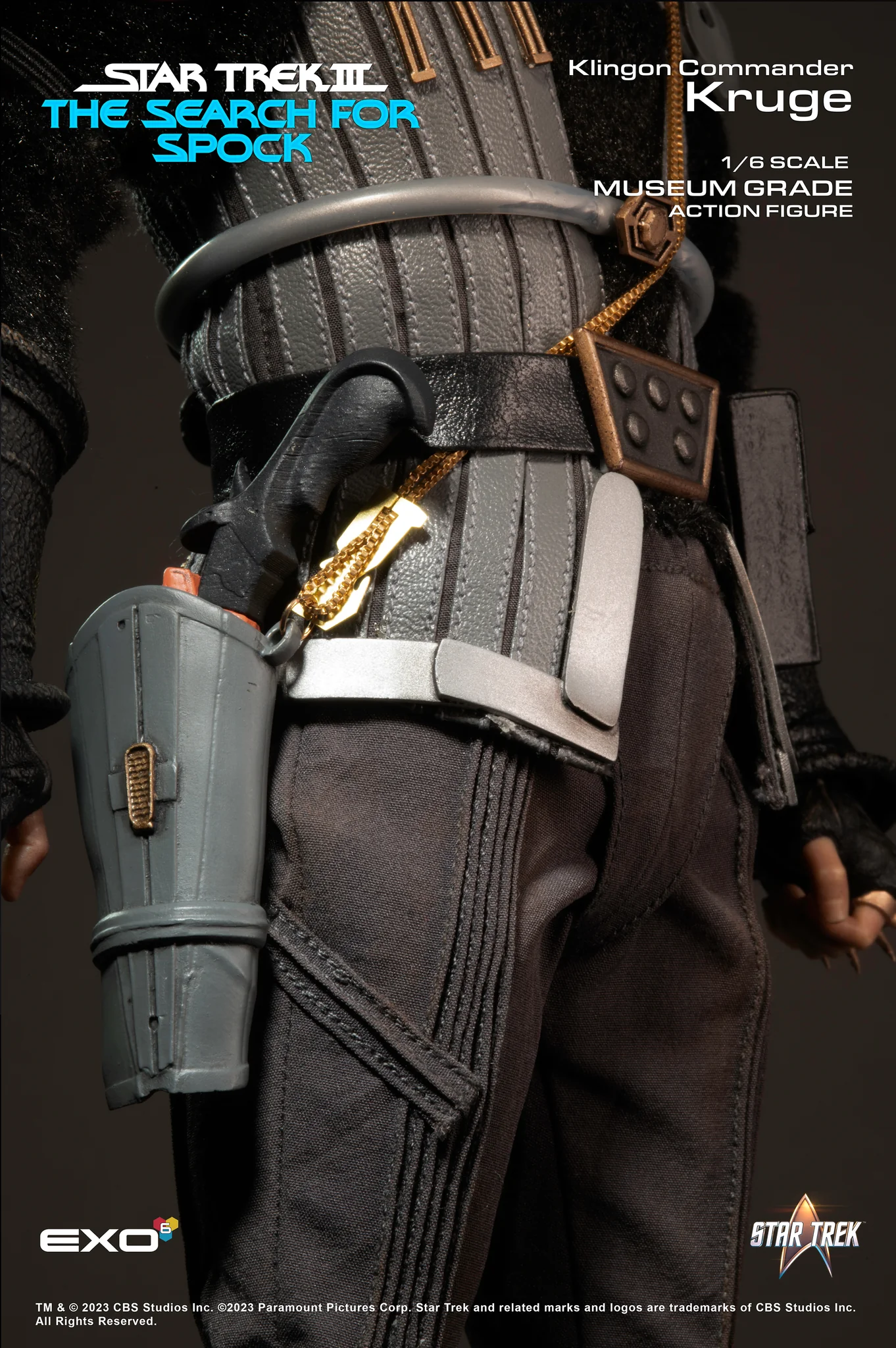  Product image 7 of the product “1/6 Scale Klingon Commander Kruge ”