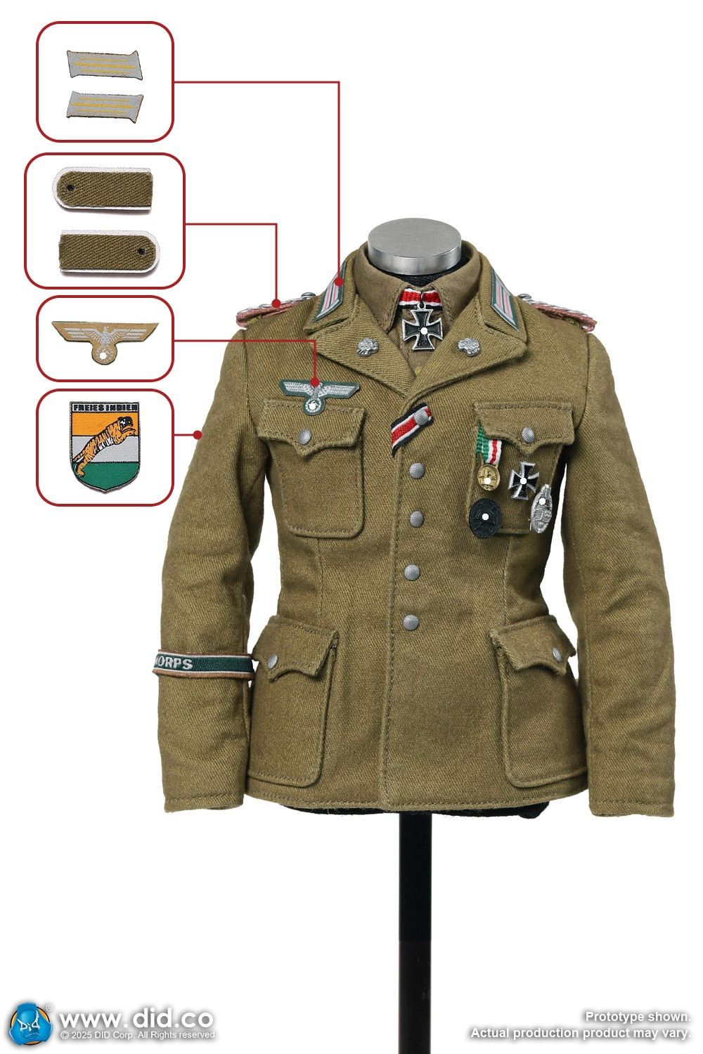  Artikelbild 7 des Artikels “Ishaan & Panzer Commander - Stauffenberg - WWII German Africa Corps Supply Duty - in 1/6 scale “