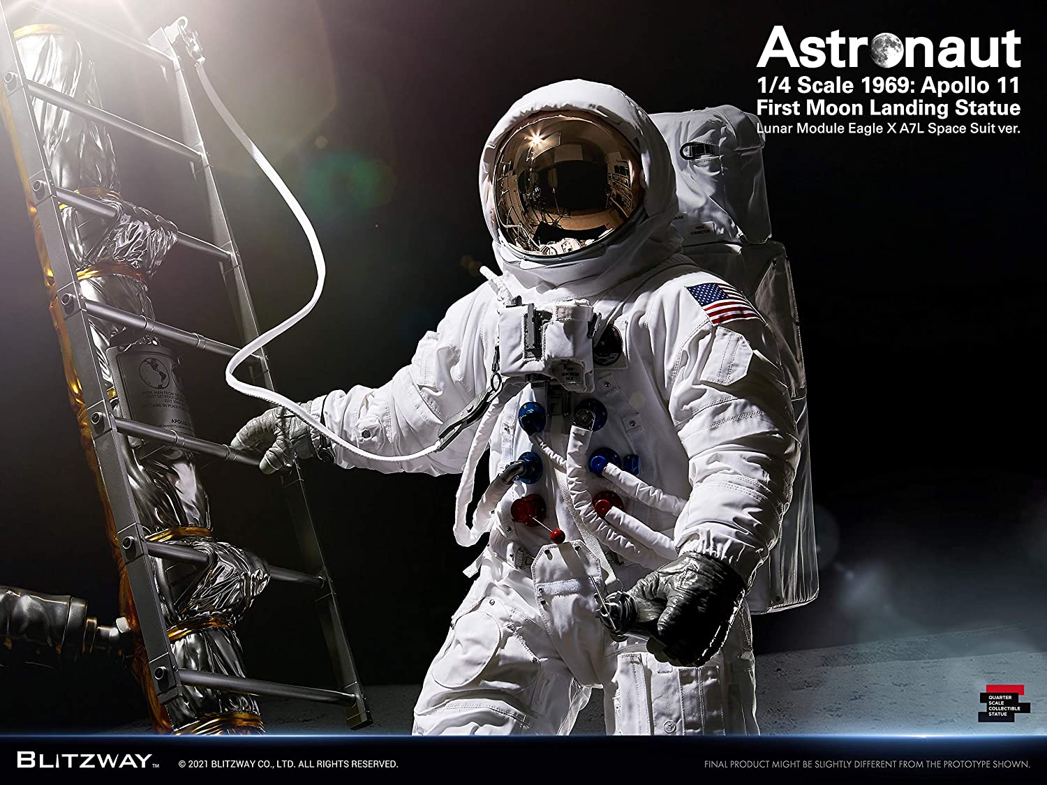  Artikelbild 7 des Artikels “1/4th Real Astronaut (Apollo 11 : LM-5 A7L Version), “