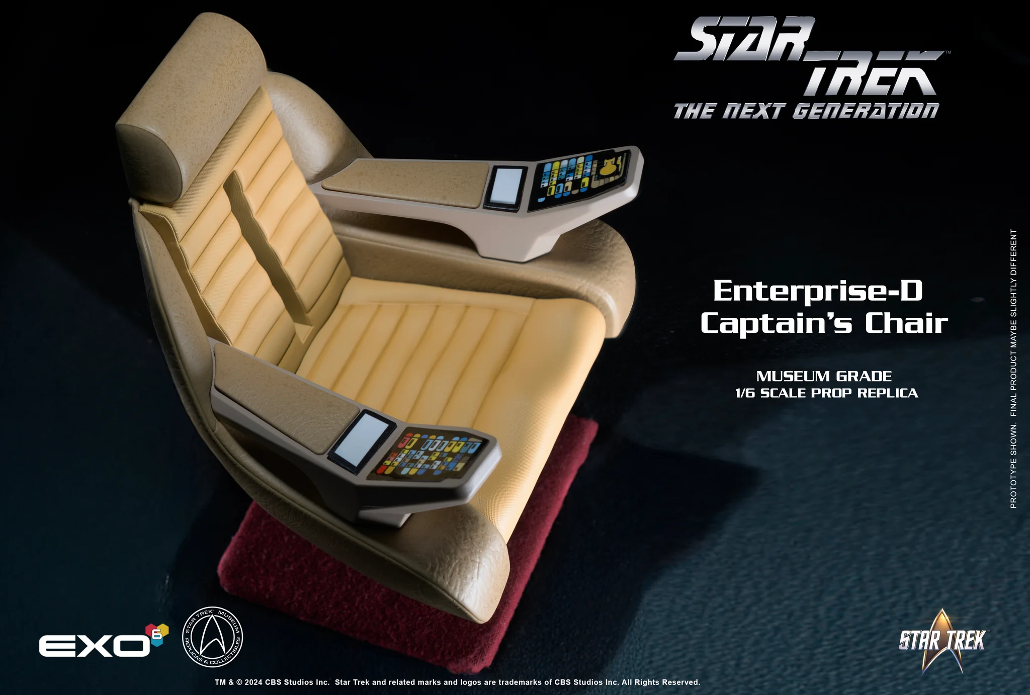  Artikelbild 7 des Artikels “Enterprise-D Captain’s Chair 1:6 “