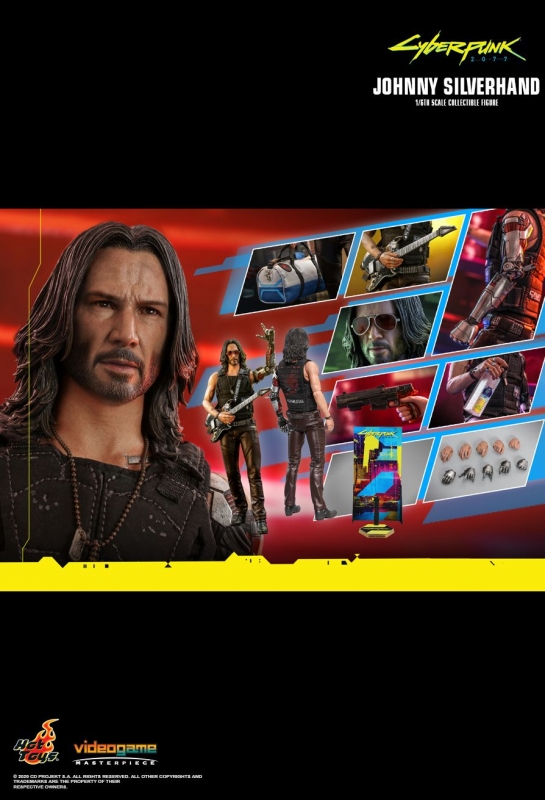  Artikelbild 7 des Artikels “Hot Toys - VGM47 - Cyberpunk 2077 - 1/6th scale Johnny Silverhand Collectible Figure “