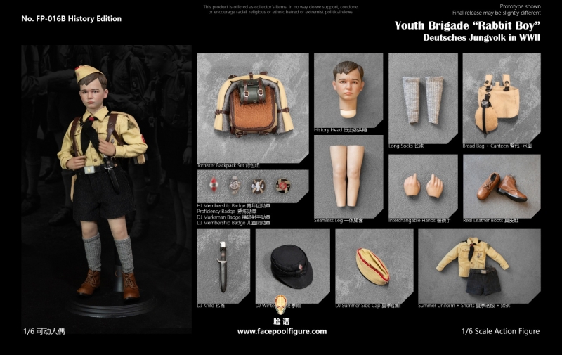  Product image 7 of the product “Deutsches Jungvolk in WWII - Youth Brigade Rabbit Boy (History Edition) ”