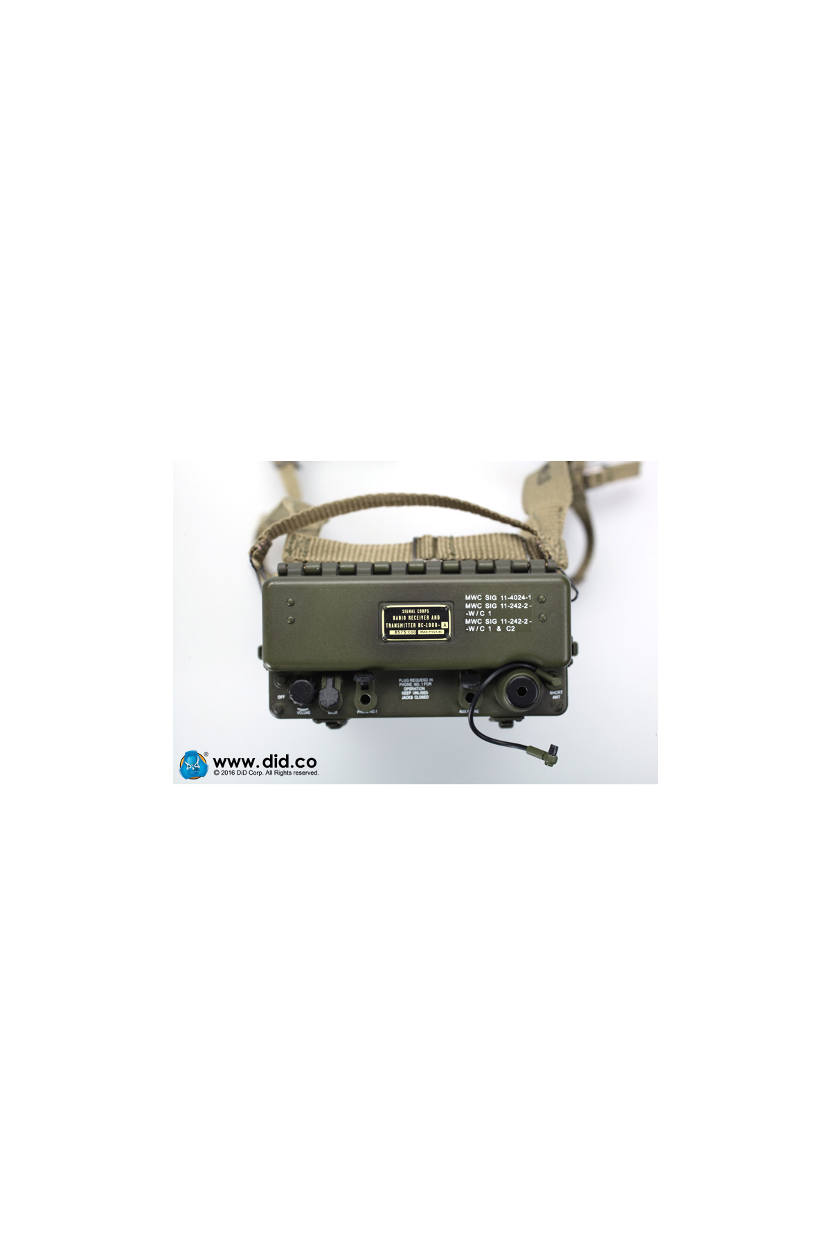  Artikelbild 7 des Artikels “Diecast BC-1000-A Radio (Olive Drab) 1:6 “