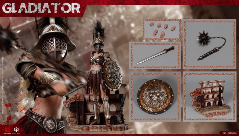  Product image 7 of the product “1/6 Imperial Legion - Imperial Female Warrior (Black Version) ”
