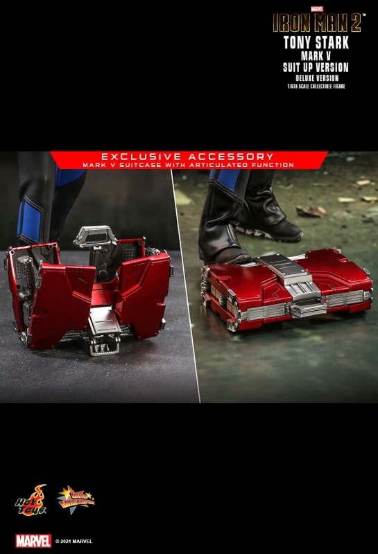  Product image 7 of the product “1/6th scale Tony Stark (Mark V Suit up Version) Collectible Figure (Deluxe Version) ”