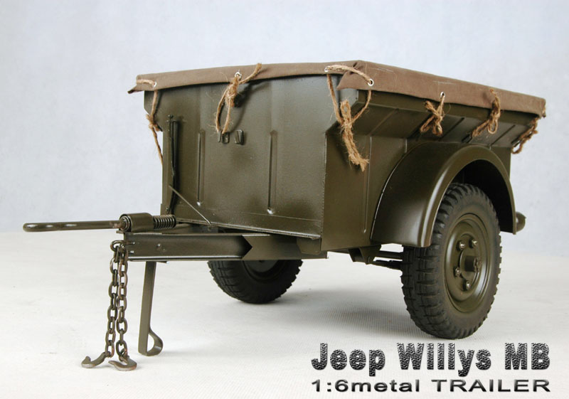 DragonModels.de Jeep Willys MB Metal mit Anhänger