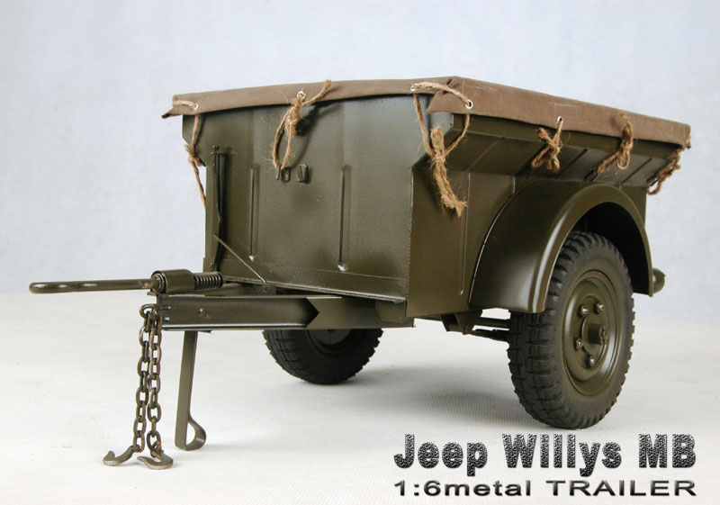  Artikelbild 7 des Artikels “Jeep Willys MB Metal mit Anhänger “
