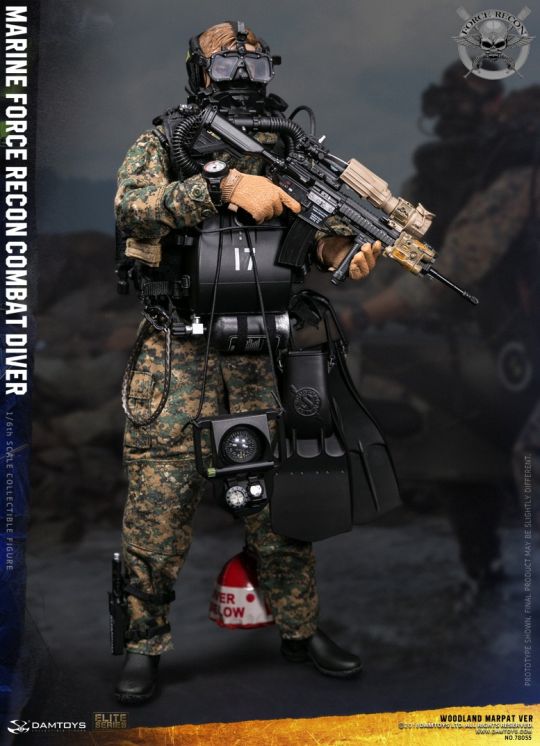 Artikelbild 7 des Artikels “Marine Force Recon Combat Diver (Woodland Marpat Version) (Woodland Marpat Version) “