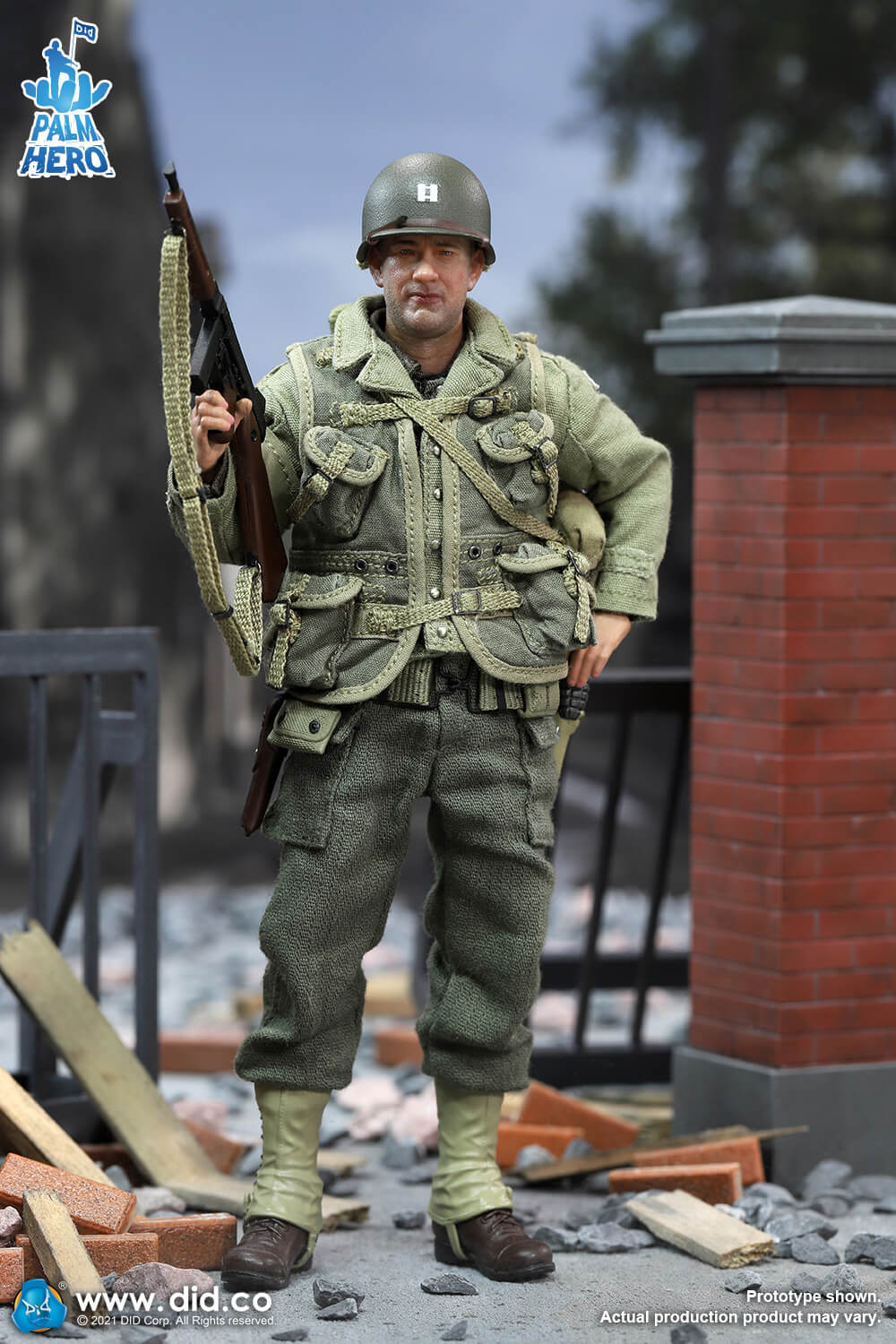  Product image 7 of the product “1/12 Palm Hero Series WWII US 2nd Ranger Battalion Series 1 – Captain Miller ”