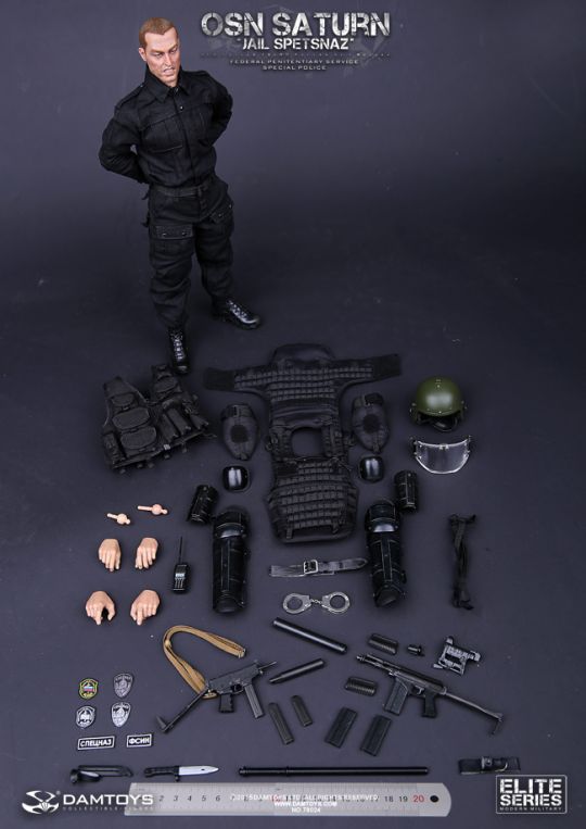  Product image 7 of the product “1/6 OSN Saturn Jail Spetsnaz - FSIN Special Police ”