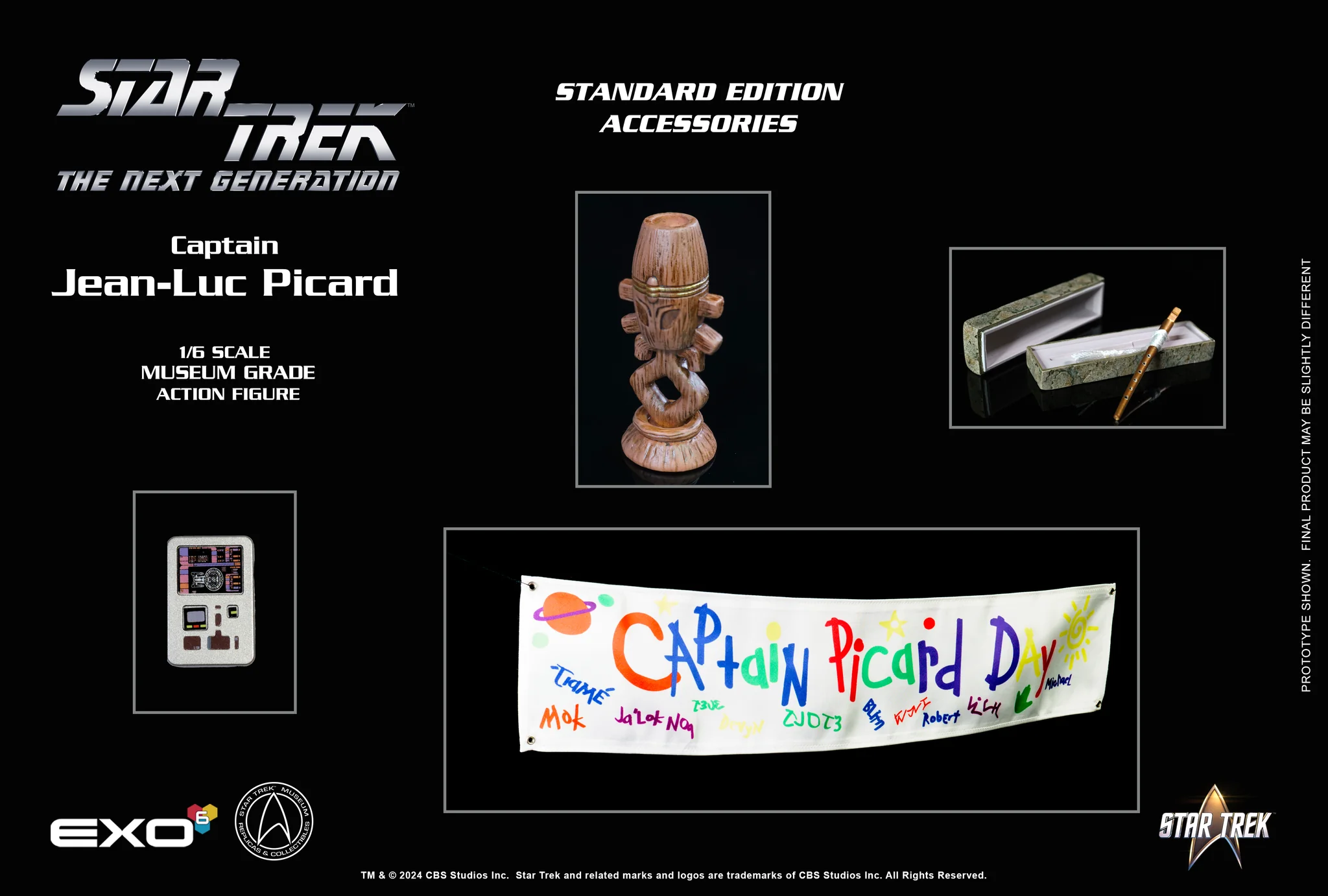  Product image 7 of the product “TNG Capt Jean-Luc Picard Standard Edition 1/6 Figure ”