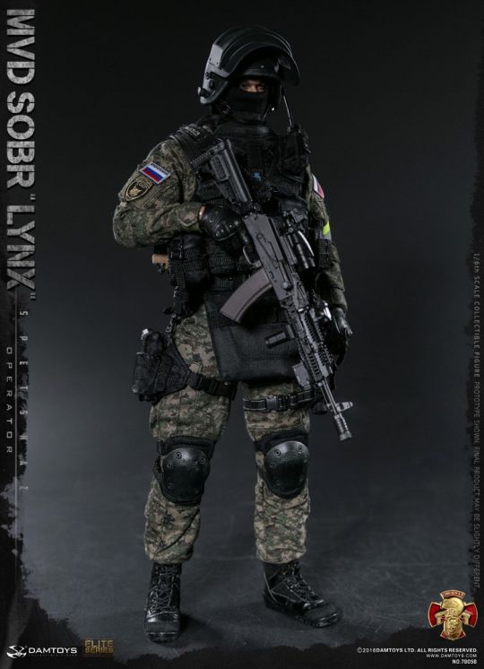  Product image 7 of the product “DAMTOYS 1/6 Russian Spetsnaz MVD - SOBR Lynx ”