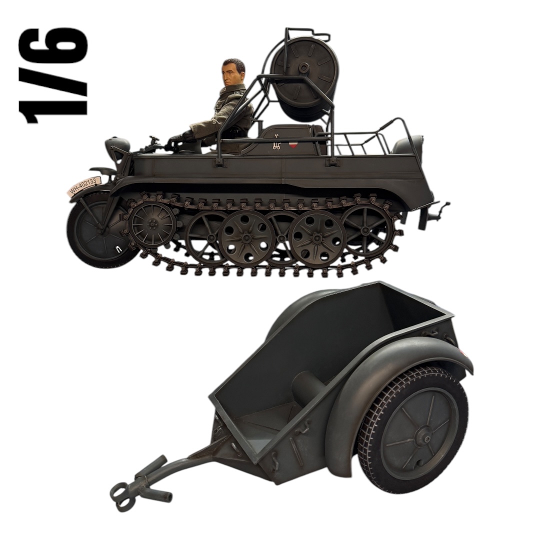  Artikelbild 7 des Artikels “Sd.Kfz.2 Kettenkrad mit Kabeltrommel  (ohne OVP) 1/6 “