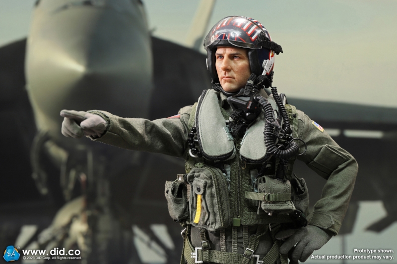  Product image 7 of the product “Captain Pete Mitchell - US Navy Fighter Weapons School Instructor F/A-18E Pilot - in 1/6 scale ”