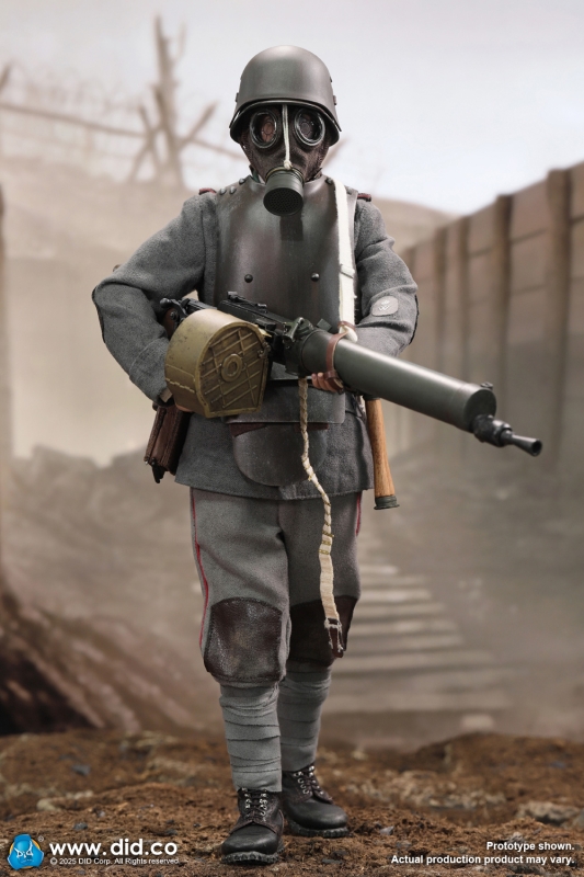  Product image 7 of the product “WWI German Army - MG08 Machine Gunner Arthur 1/6 ”