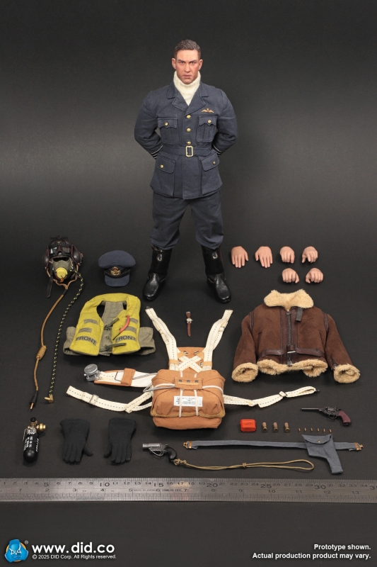  Product image 7 of the product “WWII British Pilot Squadron Leader - Tom 1/6 Figure ”