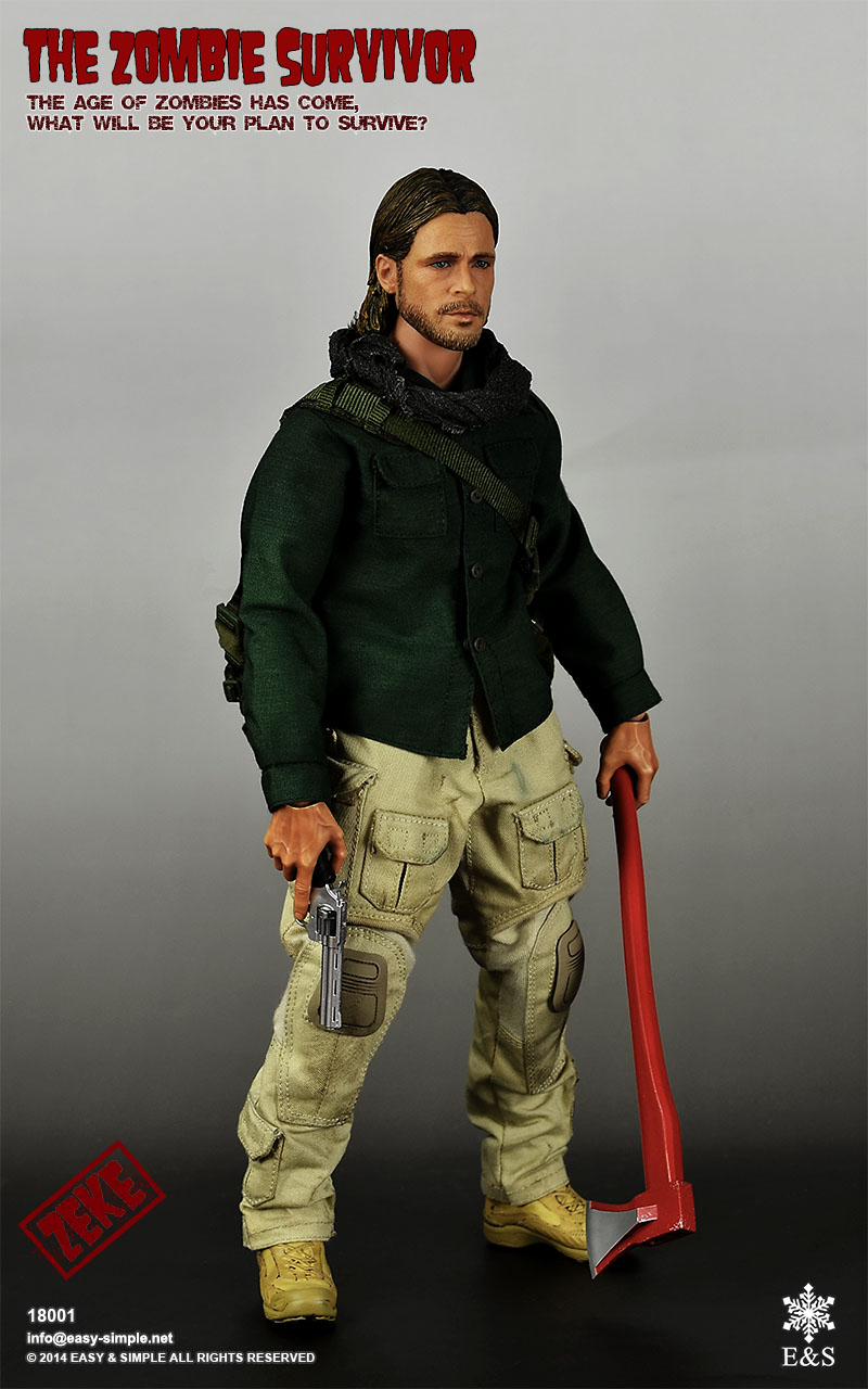  Artikelbild 7 des Artikels “The Zombie Survivor 1:6 Set mit Kopf “