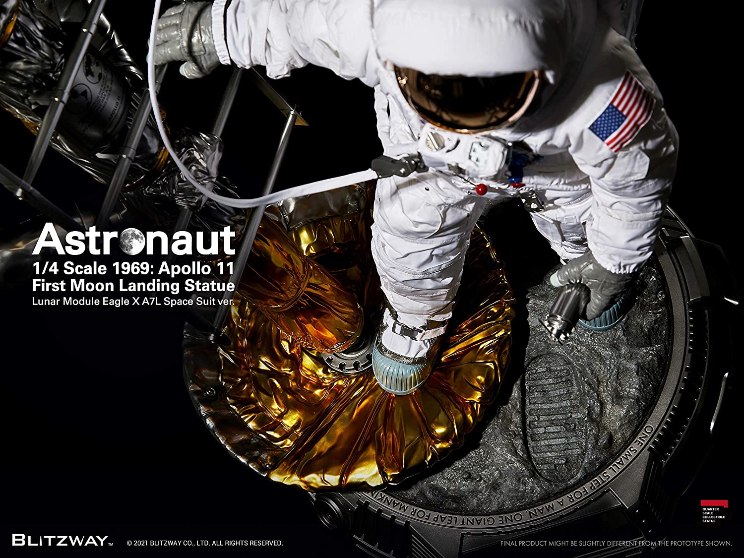  Artikelbild 8 des Artikels “1/4th Real Astronaut (Apollo 11 : LM-5 A7L Version), “