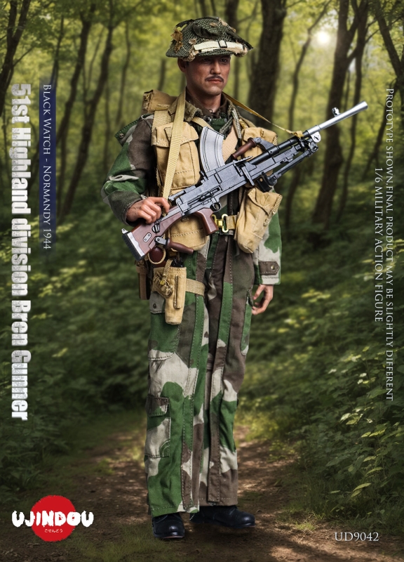 Artikelbild 8 des Artikels “WWII British Army -Black Watch - 51st Highland Division Bren Gunner - in 1/6 scale “